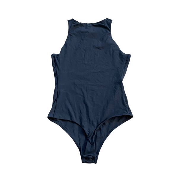 NWOT SKIMS FITS EVERYBODY HIGH NECK BODYSUIT M Black - Picture 4 of 6